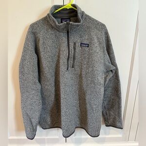 Grey Patagonia Quarter Zip